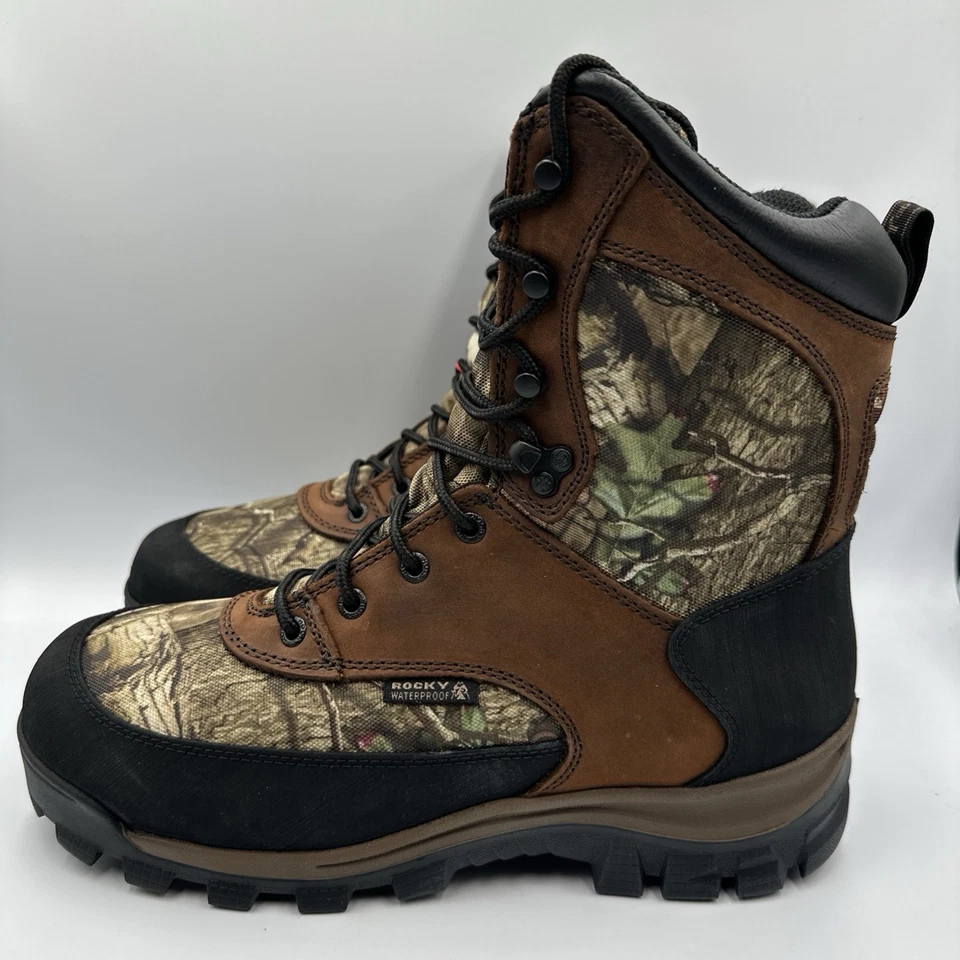Botas Rocky Core Impermeables 800G 3M Aisladas 8' - Marrón y Roble Musgo - 10 *NUEVAS* Foto 4 de 4