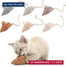 Catnip Mice Toys for Cats, 6PCS Small Interactive Fabric Mouse Toys for Indoor A