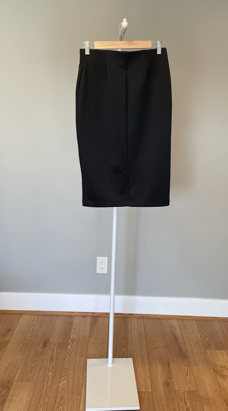 BOLD elements Black Button-Detail Pencil Skirt Si… - image 6