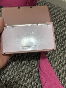 Nintendo 3DS Pearl Pink Handheld Handheld Console System CTR-001 Tested