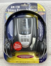 Lenoxx Sound AM/FM Stereo Cassette Player Model 1129 New Sealed VINTAGE 1998