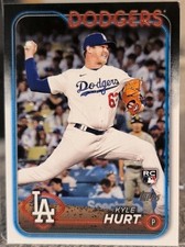 2024 Topps Series 2 Kyle Hurt #583 RC Dodgers Rookie MLB Baseball Card. rookie card picture