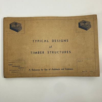 Typical Designs of Timber Structures Reference Spiral Bound TECD Book No 2117