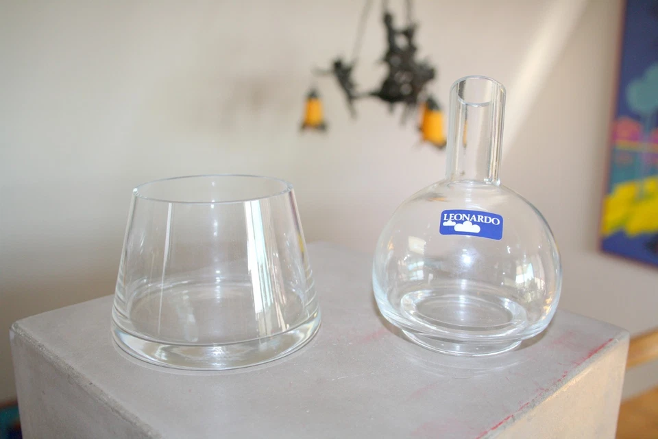 LEONARDO Rum + Kandis Set, nagelneu, in OVP, zweiteilig, Bauhaus Stil, ein Traum - Bild 1 von 4