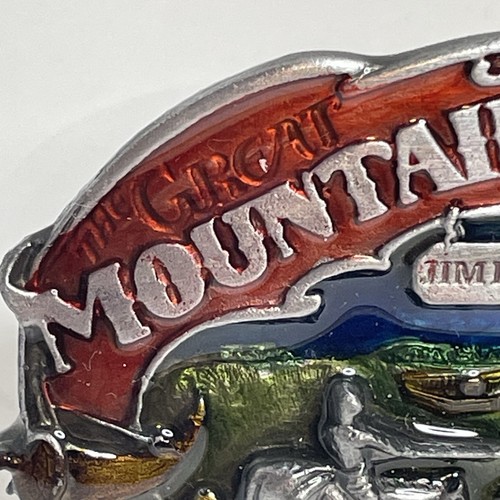 Belt Buckle Mountain Men Jim Bridger American Frontier Trapper Scout Vintage - Picture 10 of 14