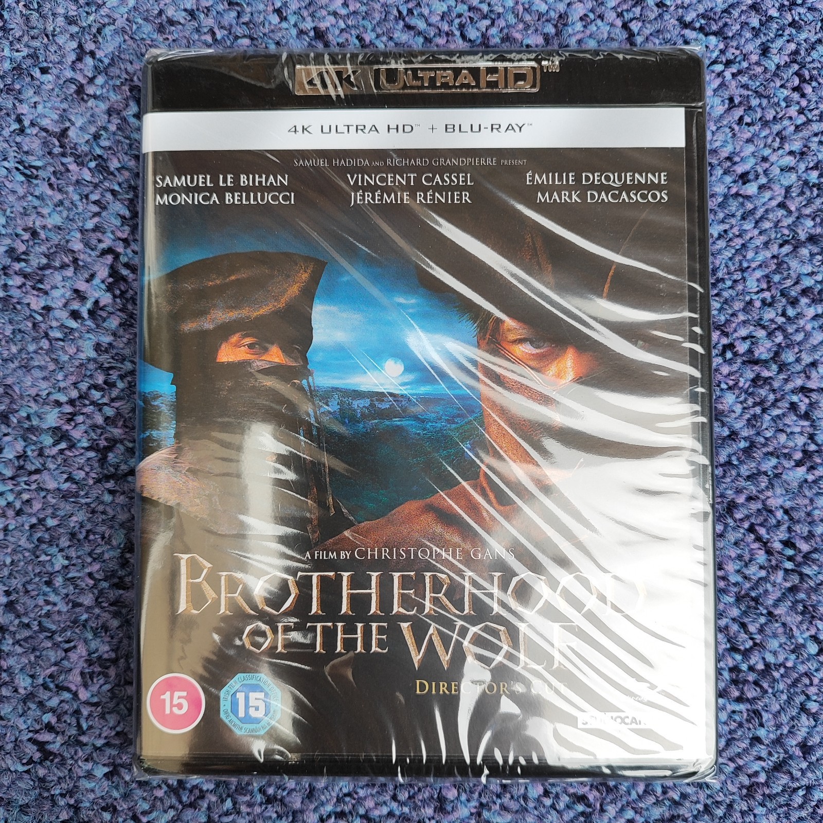 Brotherhood of the Wolf Director's Cut 4K Ultra HD UHD + Blu Ray NEW & SEALED