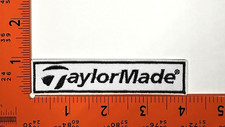 TaylorMade Golf Embroidered Patch Iron On Sew On Logo Badge