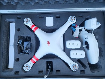 DJI Phantom 3 Standard Quadcopter Camera Drone - White for sale