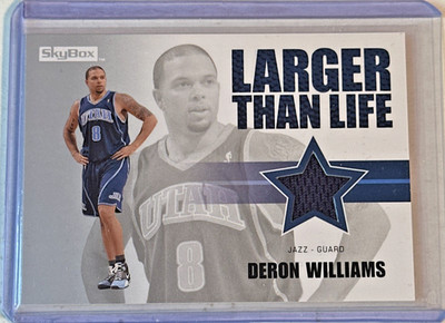 Deron Williams 2008-09 Skybox Larger than Life Memorabilia #LL-DW (MEM)