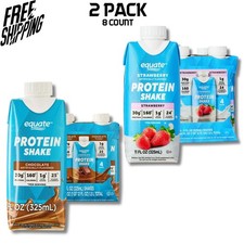 Equate High Performance Protein Shake, Chocolate  Strawberry, 11 fl oz, 8 Ct