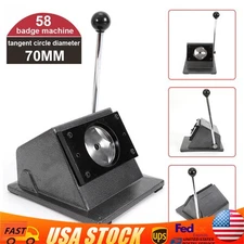 Graphic Punch Die Cutter Round Punch Die Cutter 58mm/2.28in Button Maker USA