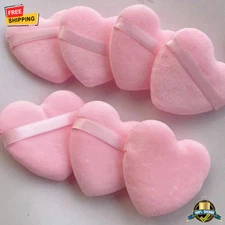 8 pcs Heart-Shaped Makeup Sponge Puff Soft Velvet Beauty Foundation Tool