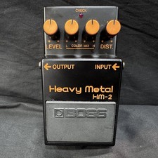 BOSS HM-2 Heavy Metal Vintage 1984 Distortion Pedal Excellent JAPAN