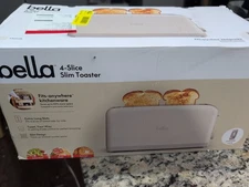 SALE! Bella 4-Slice Slim Toaster 35246 - Oatmilk