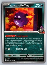 Team Rocket's Koffing 125/182 Destined Rivals Pokemon kodama