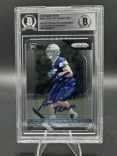 #250 Leighton Vander Esch Signed Rookie Prizm Card BGS Certified Americas Team. rookie card picture