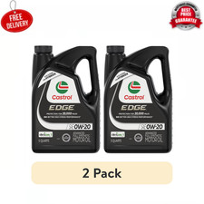 (2 pack) Castrol EDGE 0W-20 Advanced Full Synthetic Motor Oil, 5 Quarts 43.99 per gallon