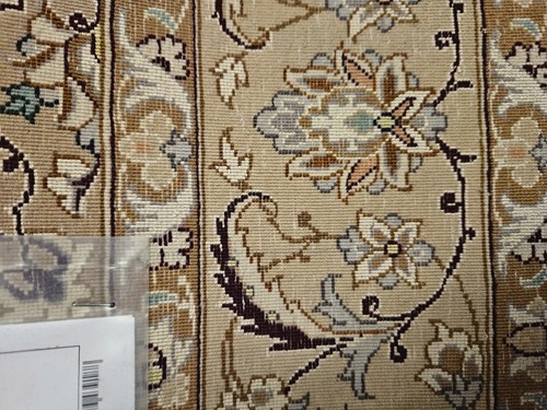 Isfahan Perserteppich Orientteppich Korkwolle mit Seide Iran handgeknüpft - Bild 5 von 9