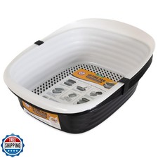 Arm and Hammer Large Sifting Litter Box Scoop Free Cat Litter Tray with Micro