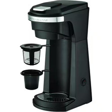 Single Serve Coffee Maker Compact 2 Way Automatic Coffee Machine Black CMK42B