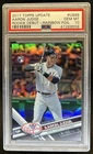 2017 Topps Update Aaron Judge RC Rainbow Foil Rookie #US99 Yankees PSA 10