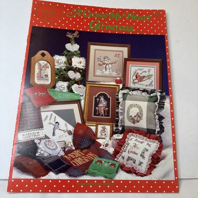 A CROSS MY HEART CHRISTMAS Cross Stitch Pattern Booklet - Cross My Heart - 1987