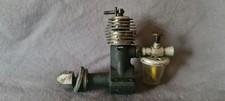 Vintage Mills .75 Non RC Diesel Aeroplane Engine Model Aircraft Engine with tank