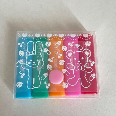 Meru-chan Friction Stamp Set of 5