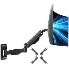 MOUNTUP Monitor Wall Mount for 22-43 Inch Curved Screens, Holds 2.2 to 33.1 l...