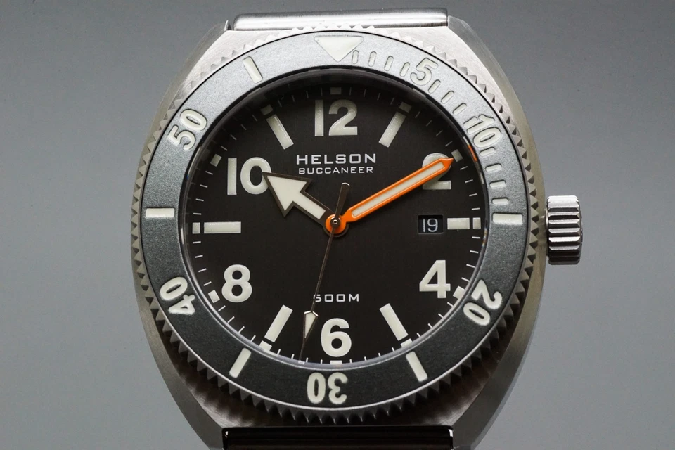 Reloj automático de buceo para hombre LIMITED 051/100 *COMO NUEVO* HELSON BUCCANEER 316L 500M Foto 4 de 4