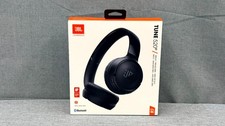 New JBL Tune 520BT Wireless On-Ear Bluetooth Headphones Black JBLT520BTBLKAM