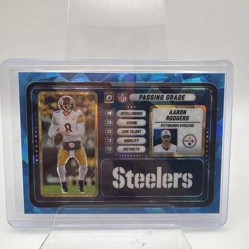2025 Donruss Optic Aaron Rodgers Ice (RAW)