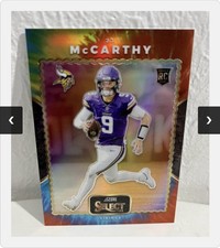 2024 Panini Select Score Select Throwback JJ McCarthy Tie Dye Rc /25