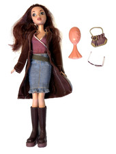 My Scene Barbie Chelsea Doll Redressed with Outfit Glasses, Boots, Purse & Brush