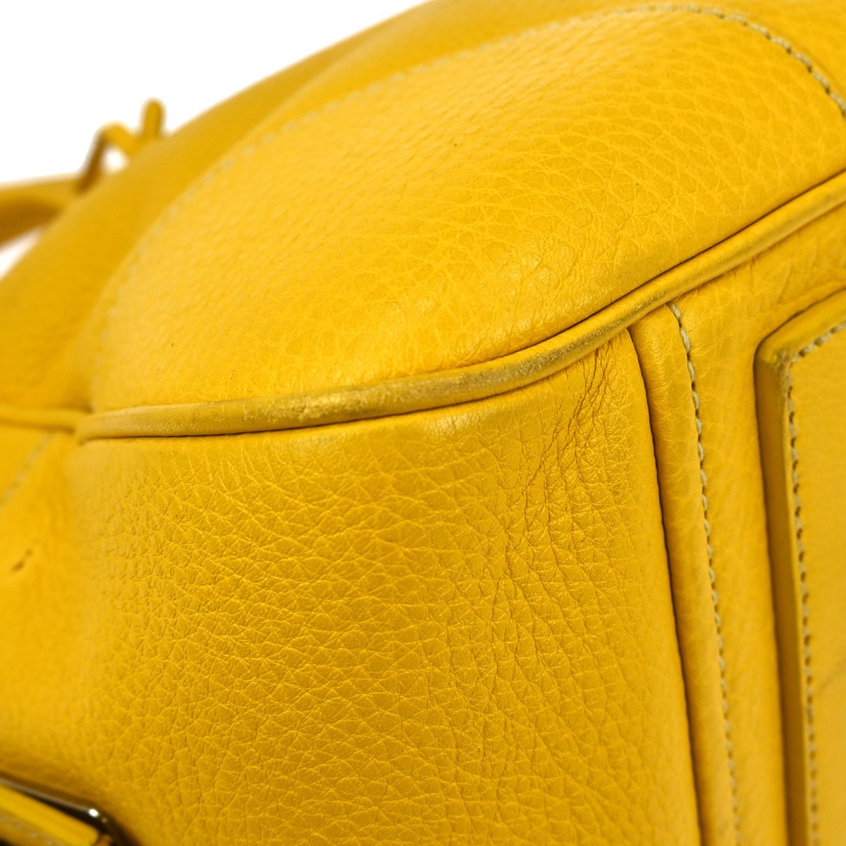 BUYIT PRADA YELLOW TOTE HANDBAG 53 BR0582 NQ03560 thumbnail 5