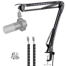FIFINE K688 Mikrofonarm Boom Arm - Mikrofon Schwenkarmständer kompatibel mit ...