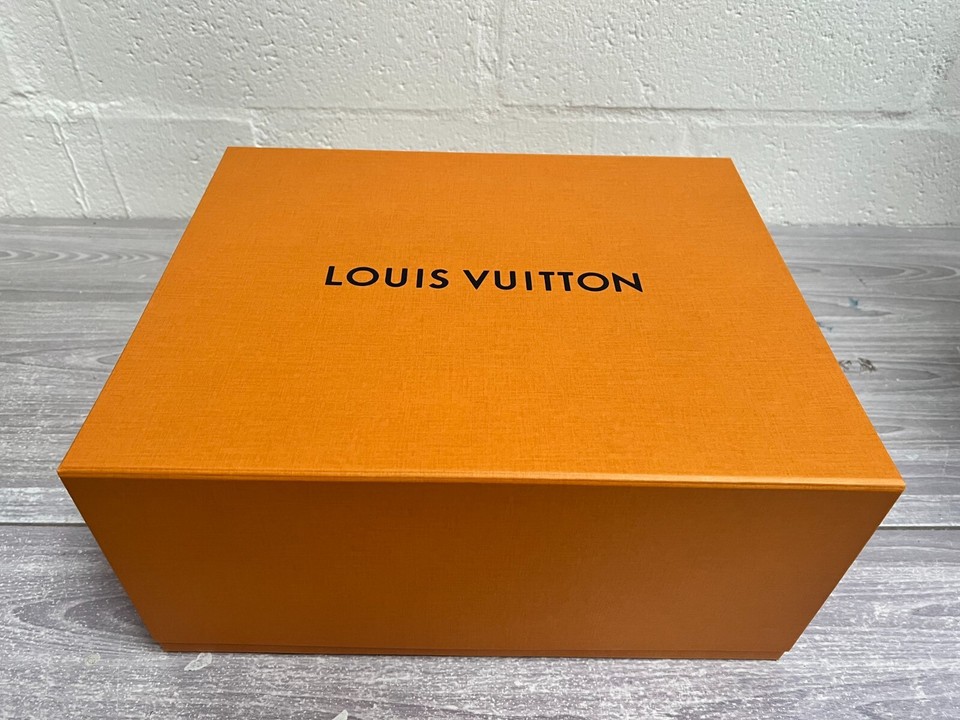Authentic Orange LOUIS VUITTON LV Gift Box 44 x 33 x 29 cm