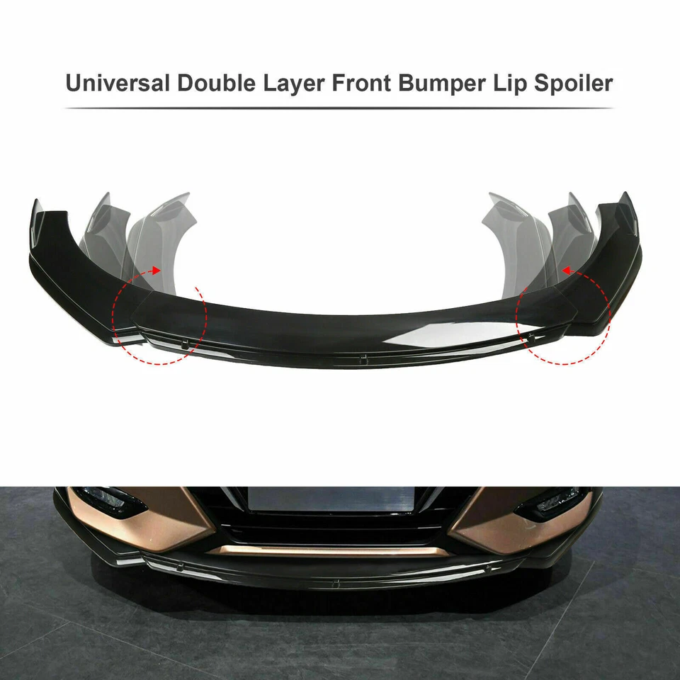 For Mercedes-Benz Carbon Front Bumper Spoiler Splitter / Side Skirt / Rear Lips - Image 4 of 4