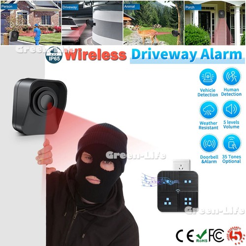 Long Range Wireless Outdoor Waterproof Motion Sensor&Detector Driveway Alarm