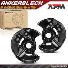 2x Spritzblech Bremsscheibe Vorne für Mercedes-Benz W124 200 D S124 200 TE A124