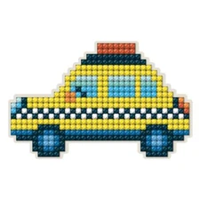 DIY Collection D'Art Taxi Cab Vehicle Kids Diamond Magnet Kit