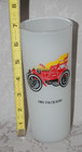 Frosted Tom Collins Glass with 1901 Open Carriage Style Packard Automobile Image — photo 6