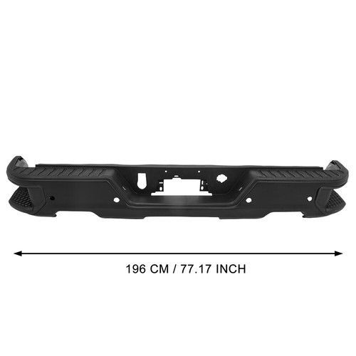 For 2019-2023 Chevy Silverado Sierra Rear Bumper Assembly w/ Exhuast & Park Hole - Picture 2 of 13