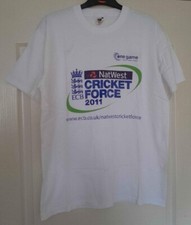Rare Collectable England ECB 2011 Cricket Force Natwest Shirt Memorabilia Size L