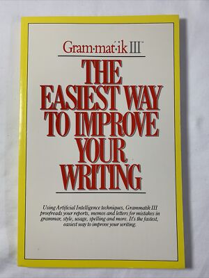 Grammatik III The Easiest Way to Improve Your Writing ~ Soft Cover