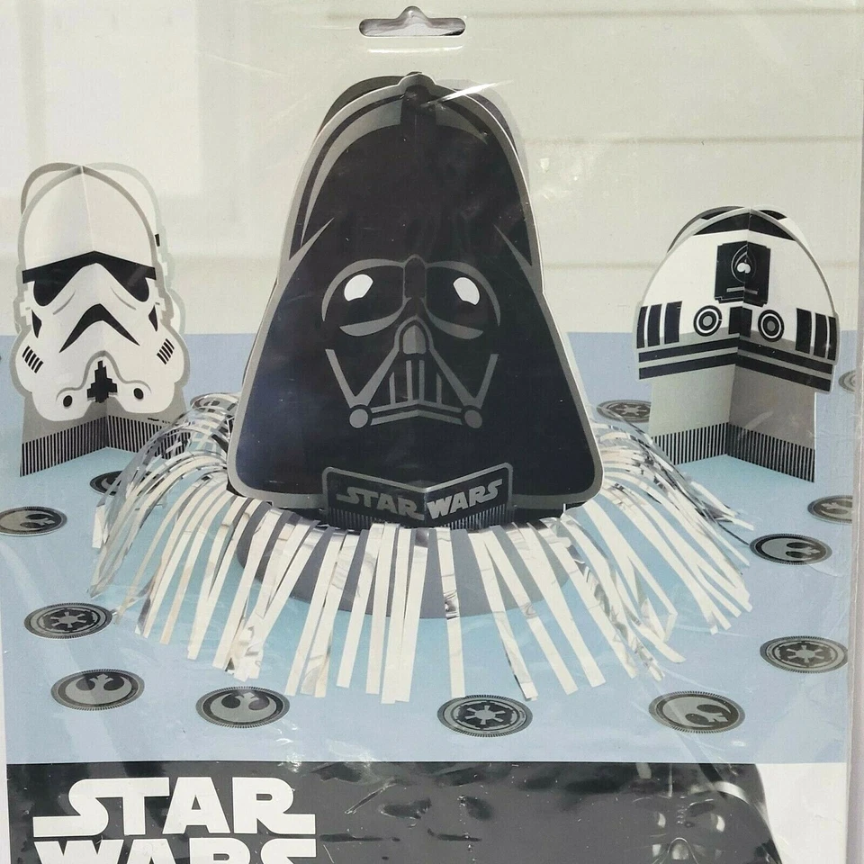 Kit de decoración de mesa Star Wars + (2) centro de mesa mantel cubiertas 54"x84" Foto 4 de 4