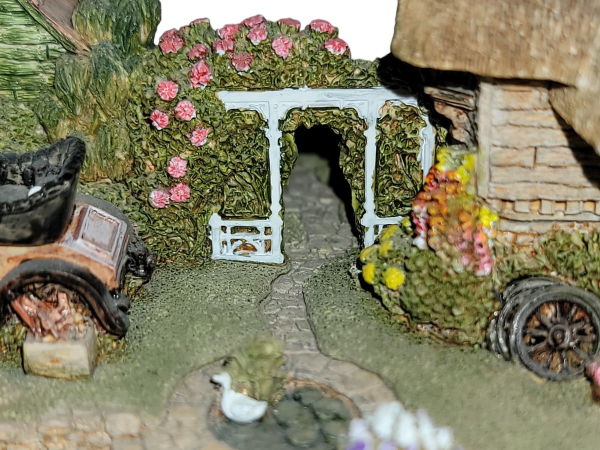 BURlLEY STREET GARAGE リリパットレーン 1999 Lilliput Lane Burley Street Garage Hand Made W/ deeds