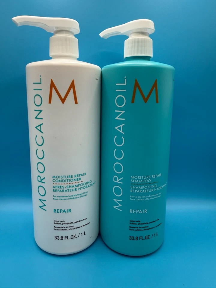 MOROCCANOIL ВЛАГИ РЕМОНТ ШАМПУНЬ И КОНДИЦИОНЕР ЛИТРОВ DUO СОВЕРШЕННО НОВЫЙ - Изображение 2 из 2