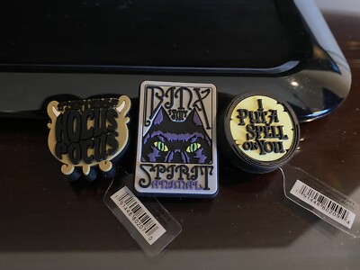 New Disney X Crocs Hocus Pocus Set of 3 Jibbitz Shoe Charms
