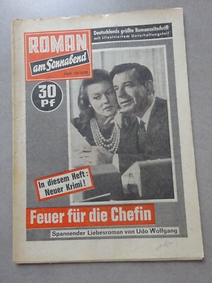 ROMAN AM SONNABEND Heft Nr. 18 - 1970  Titelseite ELAINE DEVRY - WALTER MATTHAU